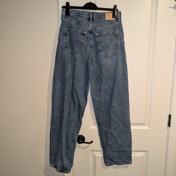 MNG Denim Bambi Loose Fit Straight Leg Relaxed Wide High Rise Waisted Jeans Pant - Picture 5 of 7